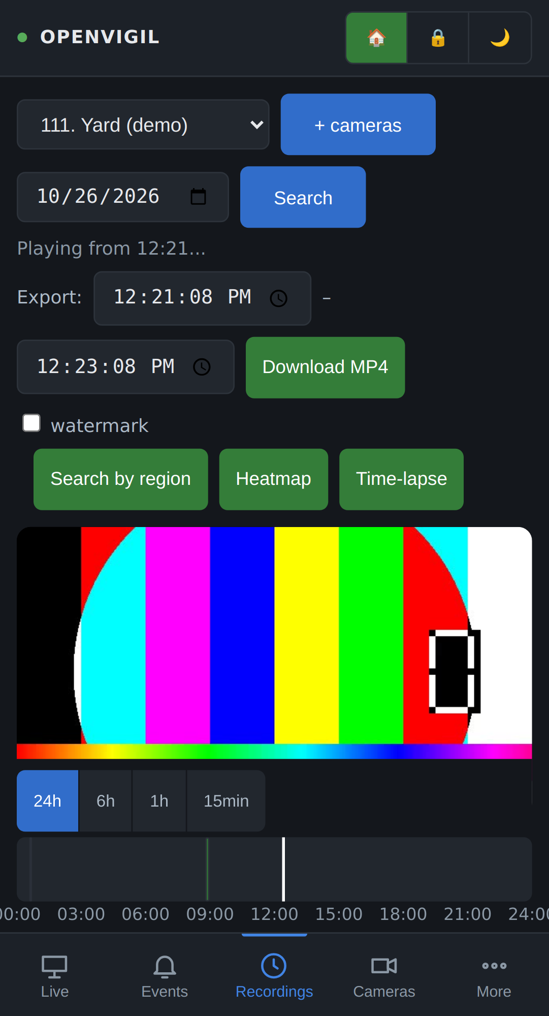 Playback on a phone