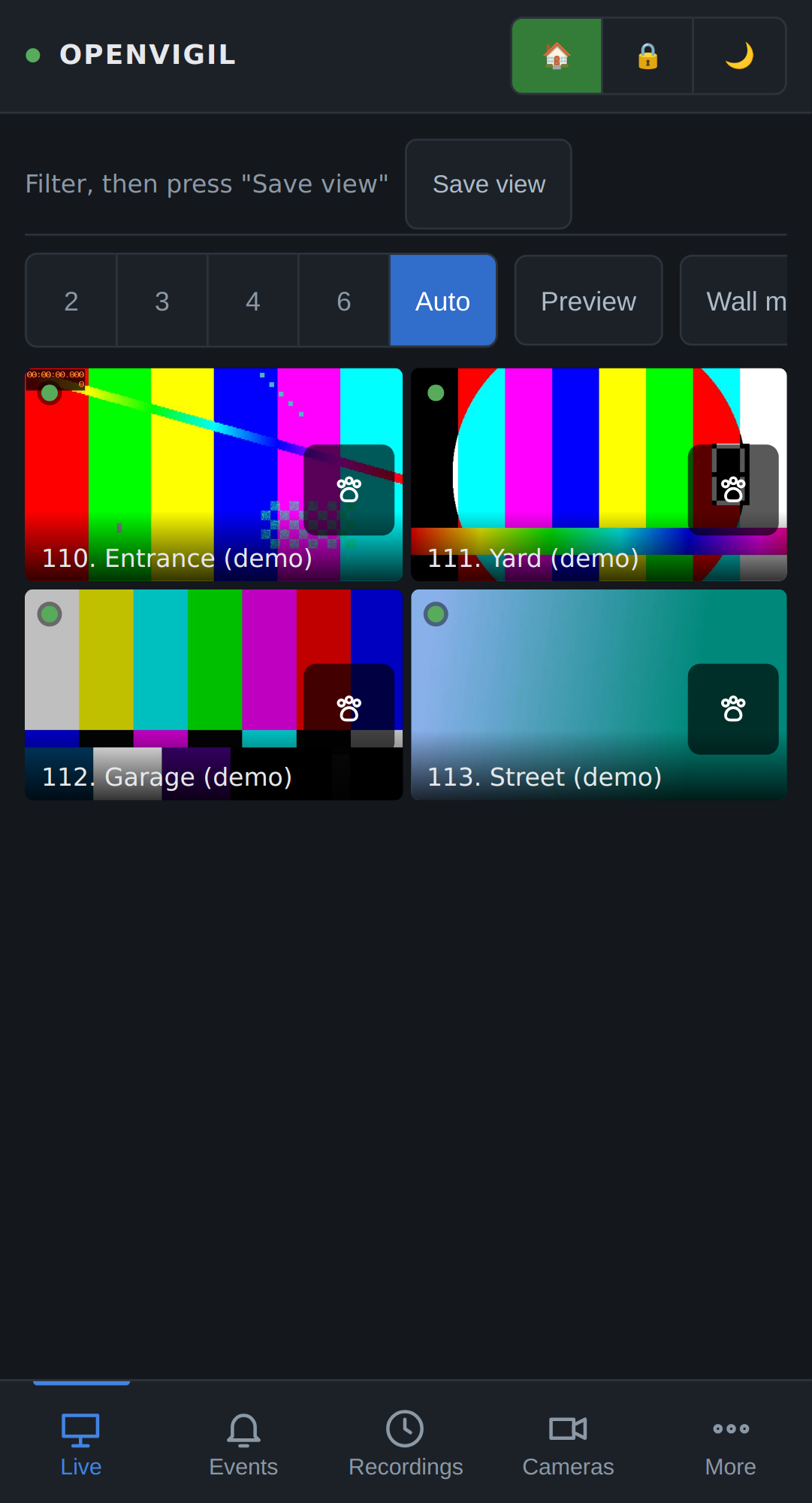 Live on a phone
